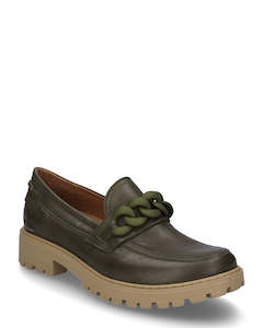 Josef Seibel Marta 19 Moss Leather Loafer