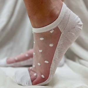 Minx Spotty Socks Sheer 3 Pack