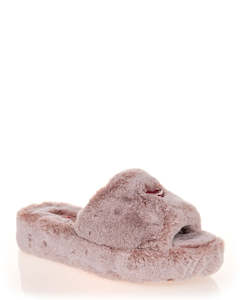 Peak Toe: Skechers Love Notes Blush Fluffy Slipper