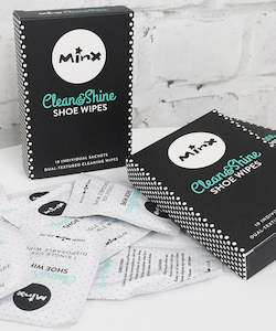 Shoe Care: Minx Clean & Shine Show Wipes