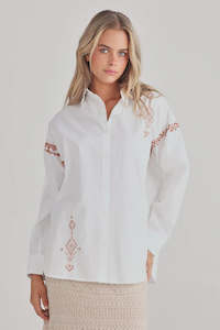 Talisman TA24212-1 Flamenco Shirt White/Clay