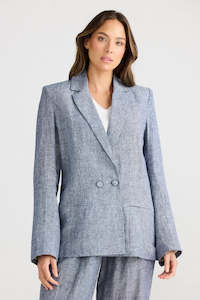 Shanty SH2492-1 Adel Blazer Navy Fleck