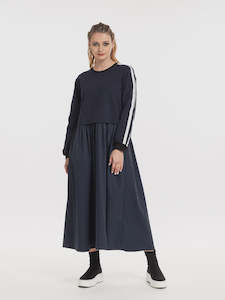 X LAB 531 Frost Noir Dress Navy