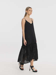 Dress: X LAB 484 Refraction Dress Black