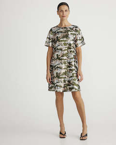 Brave & True Etienne Shift Dress Marble