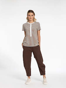 Pants: X LAB 422 Dreaming of You Pant Chocolate