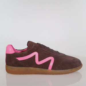 Minx Magnum Cafe Suede Pink Sneaker