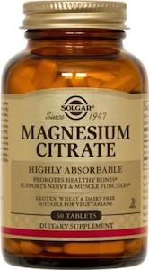 SOLGAR Magnesium Citrate 120 tablets - Max Health