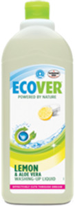 Health food: Ecover Washing up liquid lemon & aloe vera 1L - Max Health