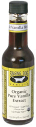 Singing Dog Vanilla Organic Pure Vanilla Extract 147ml - Max Health