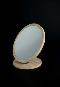 Round Bamboo Mirror