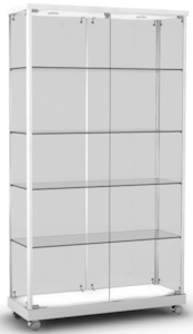 Glass Cabinet Frameless 2000 x 1000 x 400