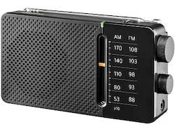 Sangean SR-36B AM/FM portable radio Black