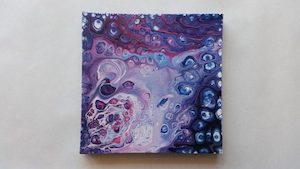 Creative art: Purple Pools of Possibilities