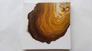 Wood Slice Painting