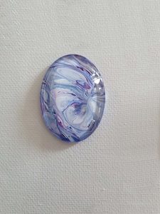 Oval Cabochon Blue & Purple Cells – Video 688