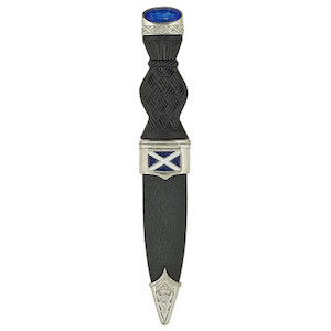 Saltire (Pewter & Enamel) Blue