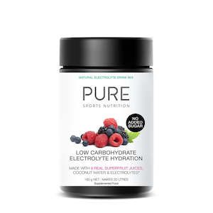 Sporting equipment: Pure Low Carb Electrolyte Drink Mix