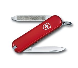 Sporting equipment: Victorinox Escort Red Pocket Knife