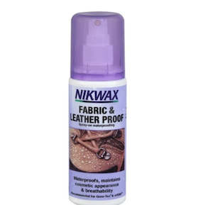 Sporting equipment: Nikwax Fabric & Leather Proof