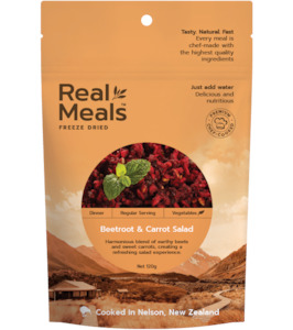 Sporting equipment: Real Meals Beetroot & Carrot Salad