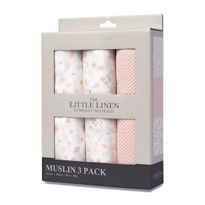 Ballerina Bunny - 3pk Muslin