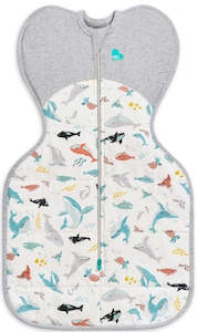 Whales - Warm 2.5 Tog Swaddle Up