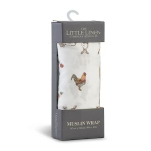 Gift: Farmyard Lamb -1pk Muslin