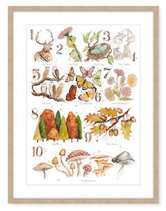 Gift: ‘Michelle Clarke Prints’ Woodland 123