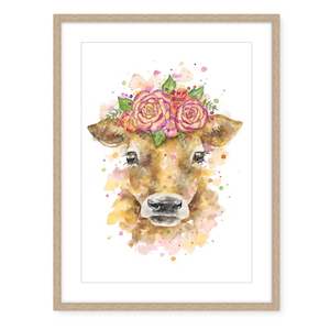 Michelle Clarke Prints - Jersey Cow