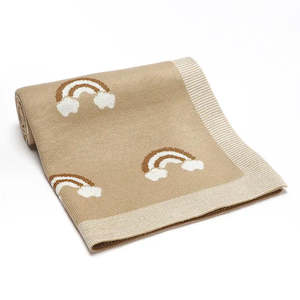 Sandy Rainbows - Cot Blanket