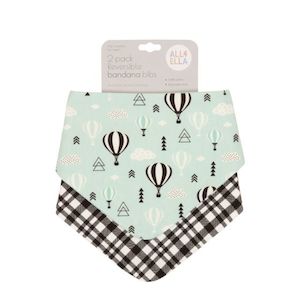 Hot Air Balloon - 2pk Bandana Bib