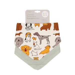 Dog Breed - 2pk Bandana Bib