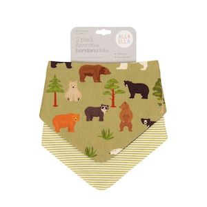 Bears - 2pk Bandana Bib