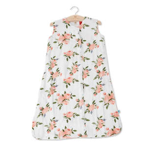 Gift: Cotton Muslin Sleeping Bag - Watercolour Roses