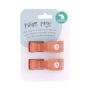 ALL4ELLA CORAL PRAM PEGS 2 PACK