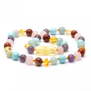 Mixed Baltic Gemstone 32cm - Amber Teething Necklace