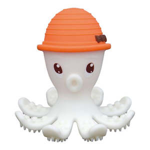 Octopus Teether - Orange