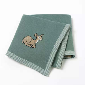 Cot Blanket - Forest Bambi Deer