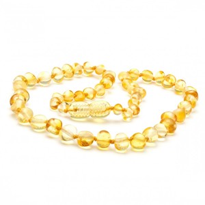 Lemon 32cm - Amber Teething Necklace