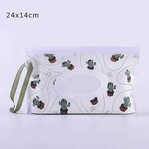 On the Go WetWipe Pouch - Cactus