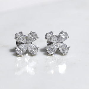 Persephone Diamond Stud Earrings