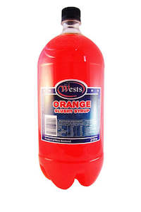 Wests 2lt Slushy Syrup - Orange x 6