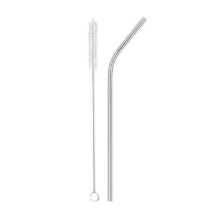 Bent Straw Pack with Vegan Cleaning Brush