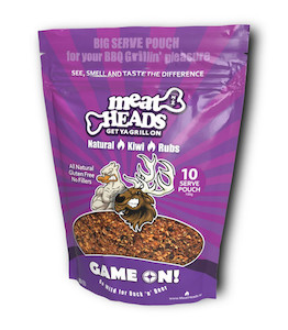 Game On 100g Natural Gluten-Free Seasoning for BBQ and Grillin' - Venison Duck Meat Rub