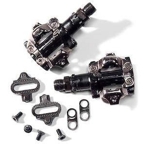 Bicycle and accessory: Shimano PD-M5Black Pedals w/Cleats