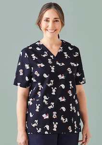 Biz Care Best Friends Scrub Top CST147LS