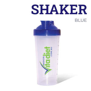 500ml Plastic Shaker - Blue