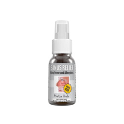 Health food: Sinus Relief Spray - 100% Herbal anti-histamine remedy for sinusitis- 50ml spray