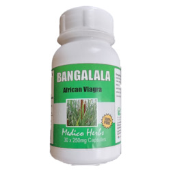 Bangalala Capsules - aka African Viagra - Eriosema cordatum 30 Capsules